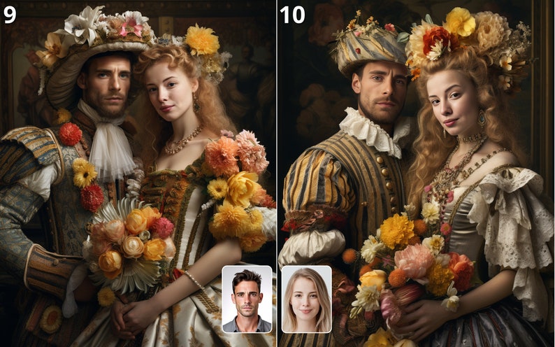 Renaissance Couple Portrait