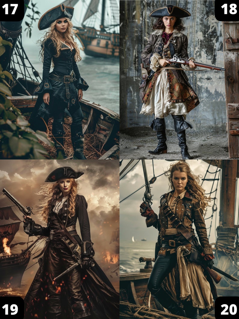 Pirate Woman Portrait