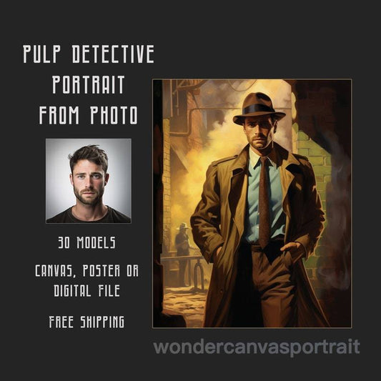 Pulp Detective Porträt
