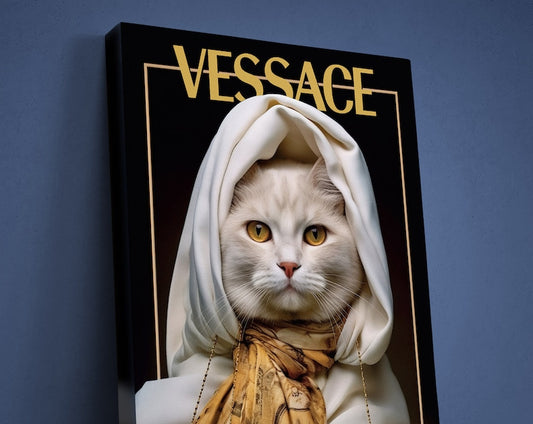 Individuelles Haustierportrait für Zeitschriftencover
