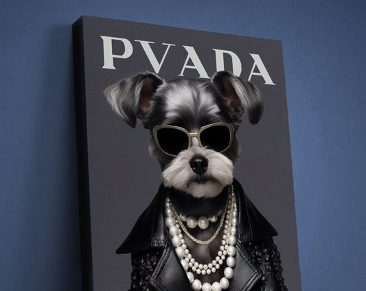 Individuelles Haustierportrait für Zeitschriftencover 