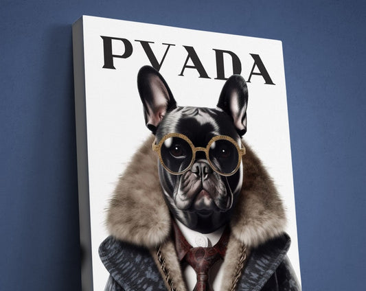 Individuelles Haustierportrait für Zeitschriftencover 