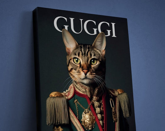 Individuelles Haustierportrait für Zeitschriftencover 