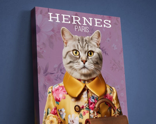 Individuelles Haustierportrait für Zeitschriftencover