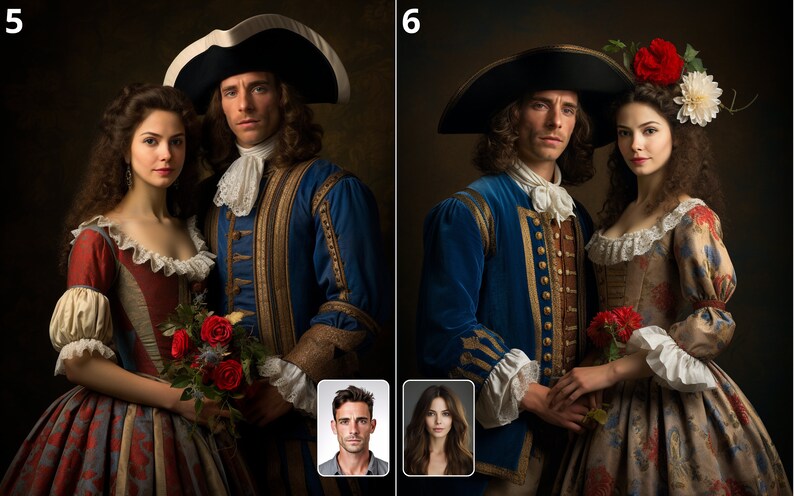 Renaissance Couple Portrait