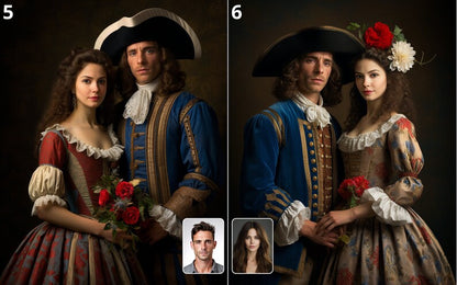 Renaissance Couple Portrait