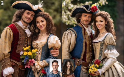 Renaissance Couple Portrait