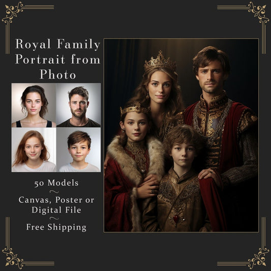 Porträt der königlichen Familie