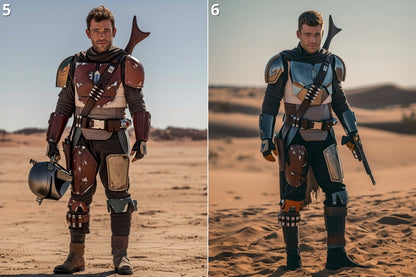 Star Wars Mandalorianer-Porträt