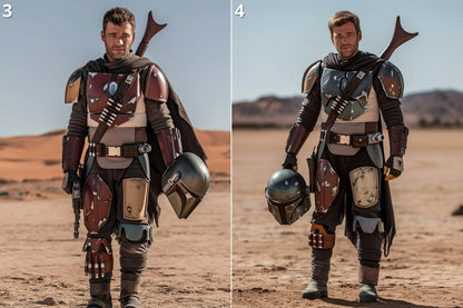 Star Wars Mandalorianer-Porträt