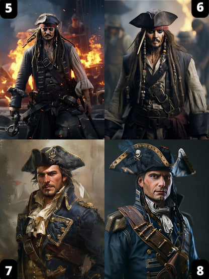 Pirate Man Portrait