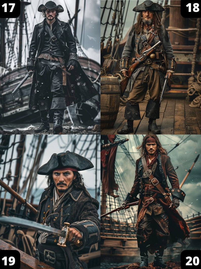 Pirate Man Portrait