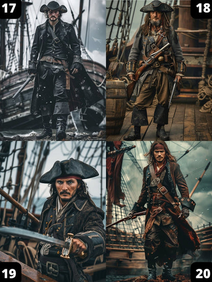 Pirate Man Portrait