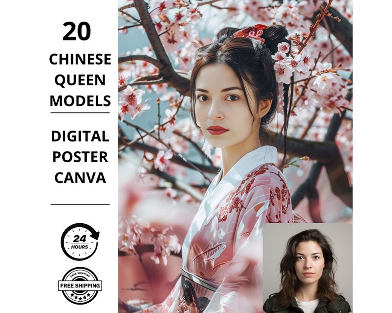 Traditionelles chinesisches Damen-/Königinnenporträt