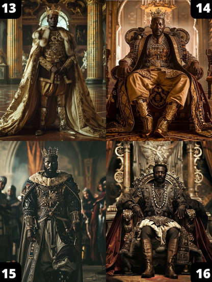 Afrikanisches Königsporträt 