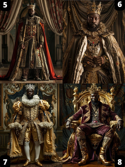 Afrikanisches Königsporträt 