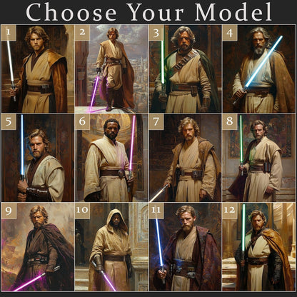 Star Wars Jedi-Männerporträt – V2
