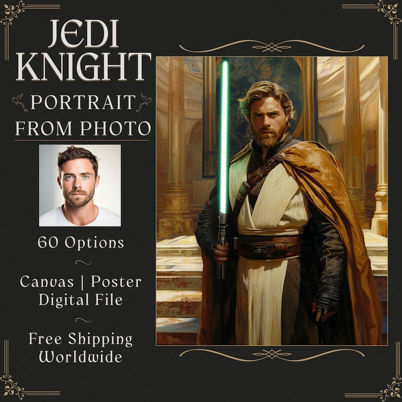 Star Wars Jedi-Männerporträt – V2