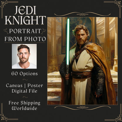 Star Wars Jedi-Männerporträt – V2