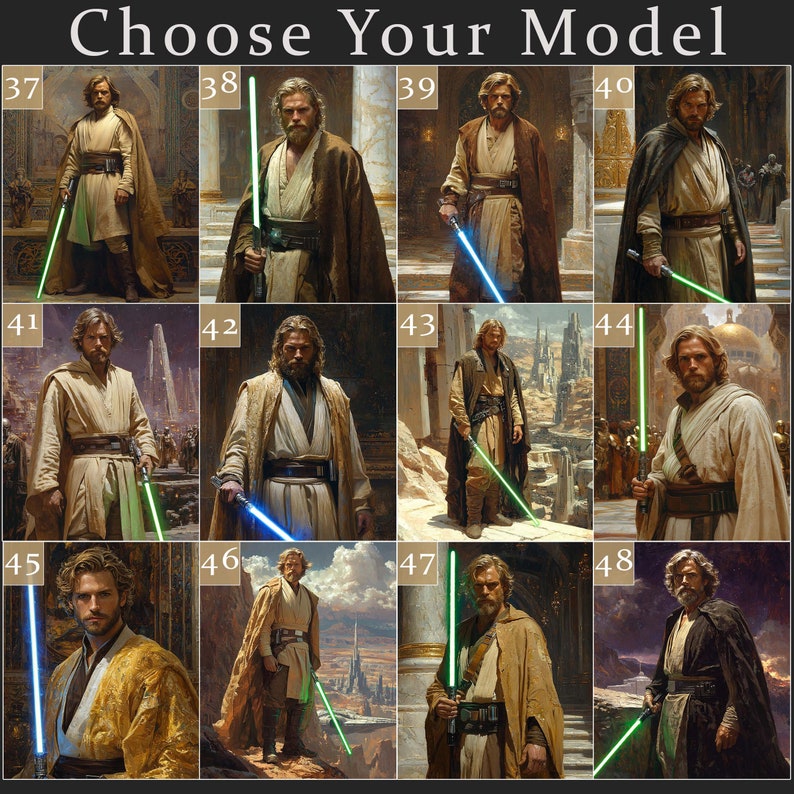 Star Wars Jedi-Männerporträt – V2