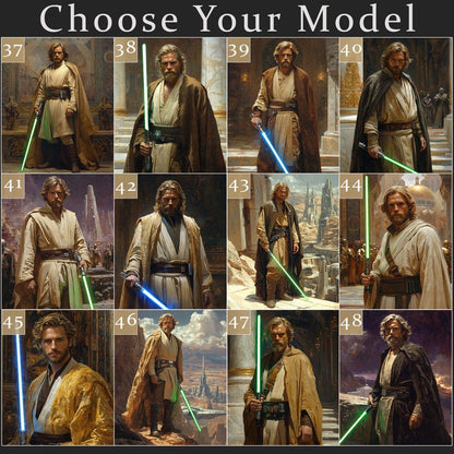 Star Wars Jedi-Männerporträt – V2