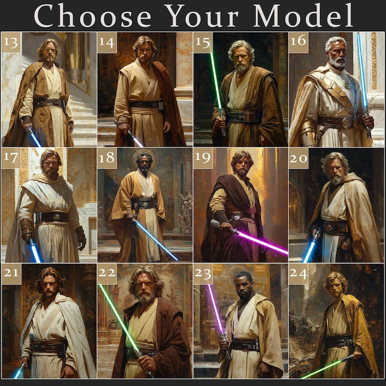 Star Wars Jedi-Männerporträt – V2