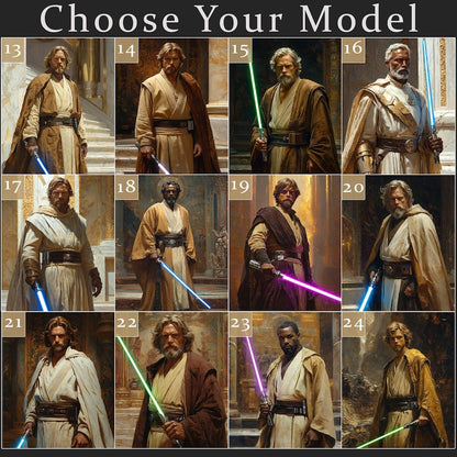 Star Wars Jedi-Männerporträt – V2