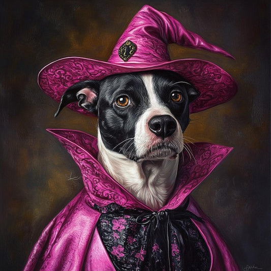Lila Hundezauberer